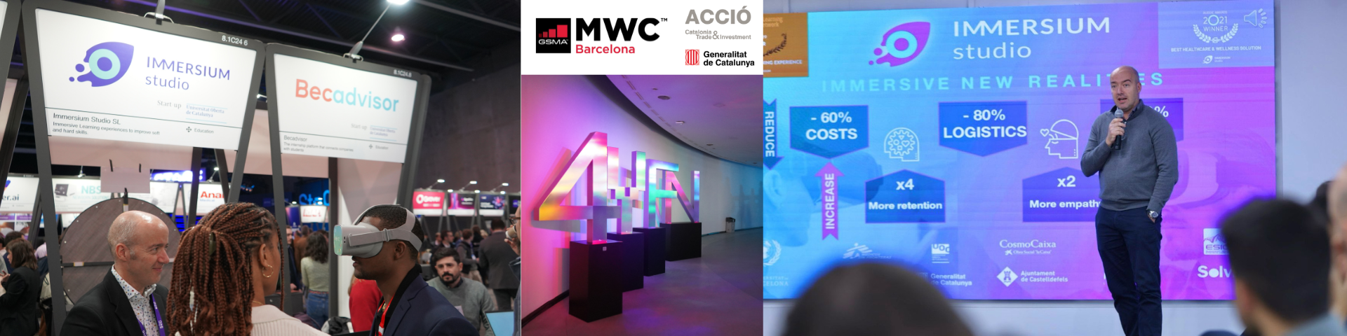 ¡Un año más en el 4YFN del MWC 2024! - Immersium Studio